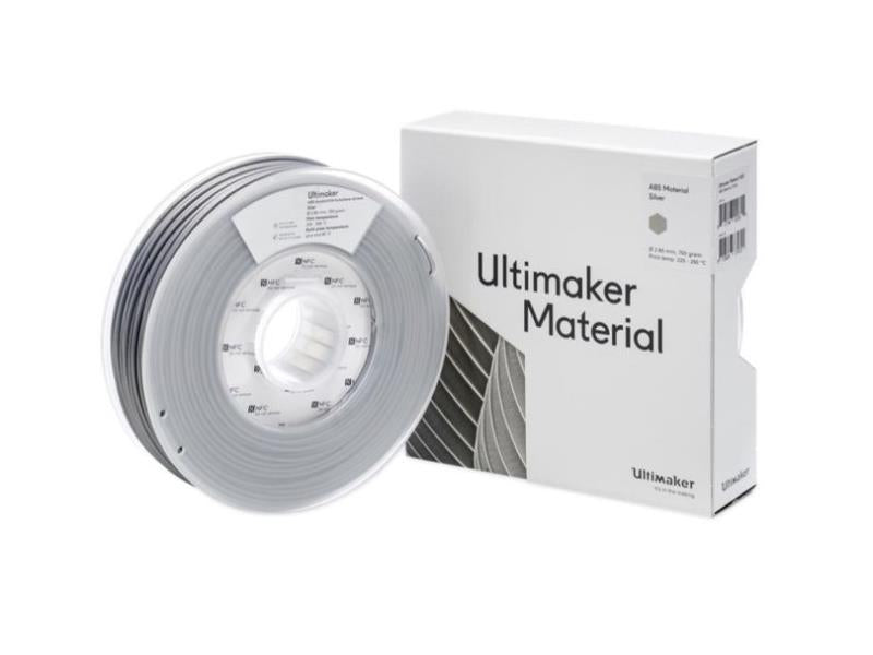 UltiMaker ABS filament in silver