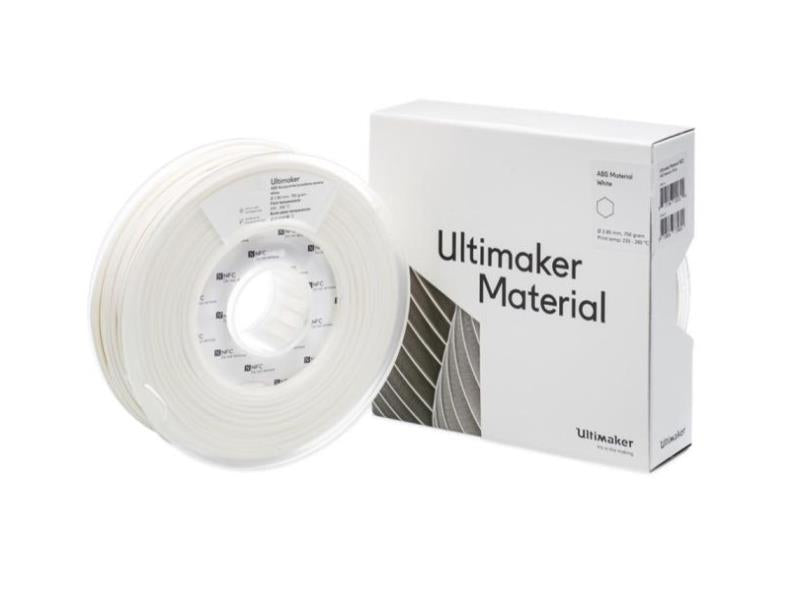 UltiMaker ABS filament in white