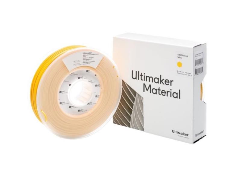 UltiMaker ABS filament in yellow