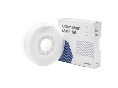 Ultimaker PETG filament – White spool for 3D printing