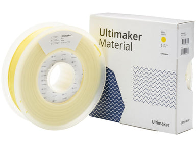 Ultimaker PETG filament – Yellow spool for 3D printing