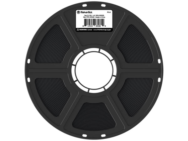 MakerBot PLA filament in black