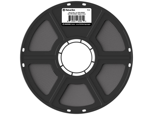 MakerBot PLA filament in gray