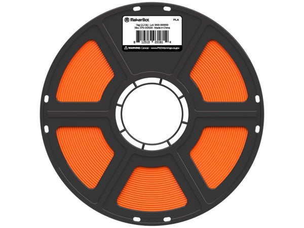 MakerBot PLA filament in orange