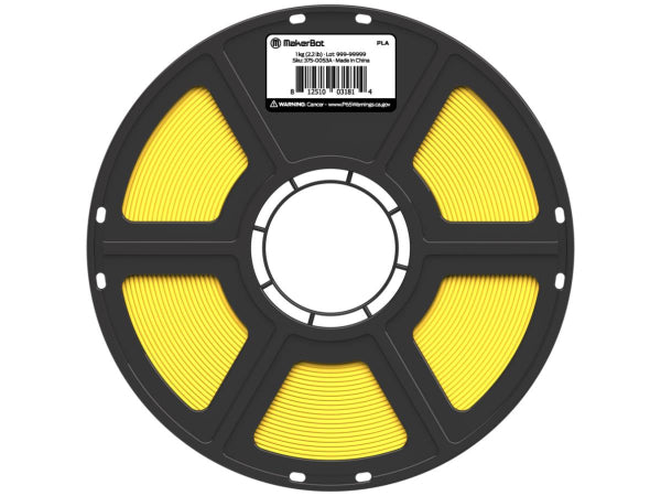 MakerBot PLA filament in yellow