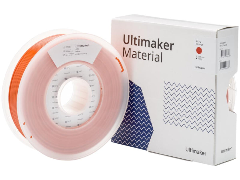 Ultimaker PETG filament – Orange spool for 3D printing